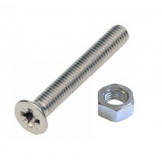 M4 x 80mm Long Countersunk  Pozi Pan Head Screws Pack of 10
